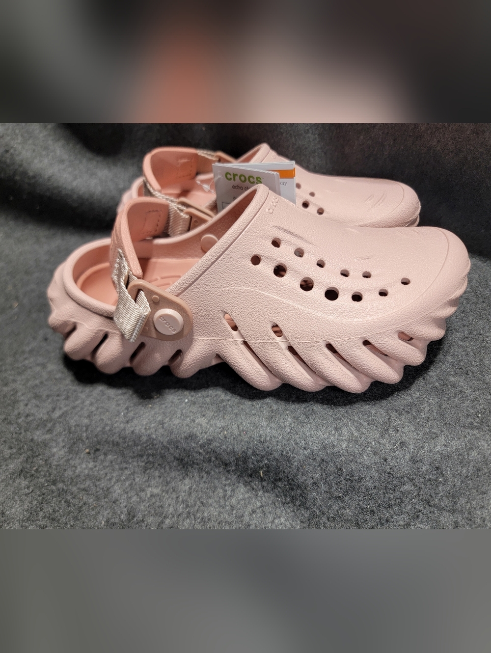CROCS Kids Blush Pink Trail Clog